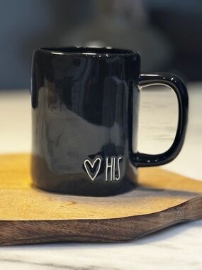 Rae Dunn “His” Mug Designer Collectable Coffee Tea Drinking Cup Handle Couples